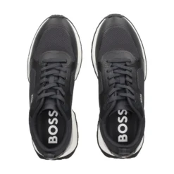 BOSS Zapatillas de Hombre Jonah_Runn_meth (286595) 406 DARK BLUE