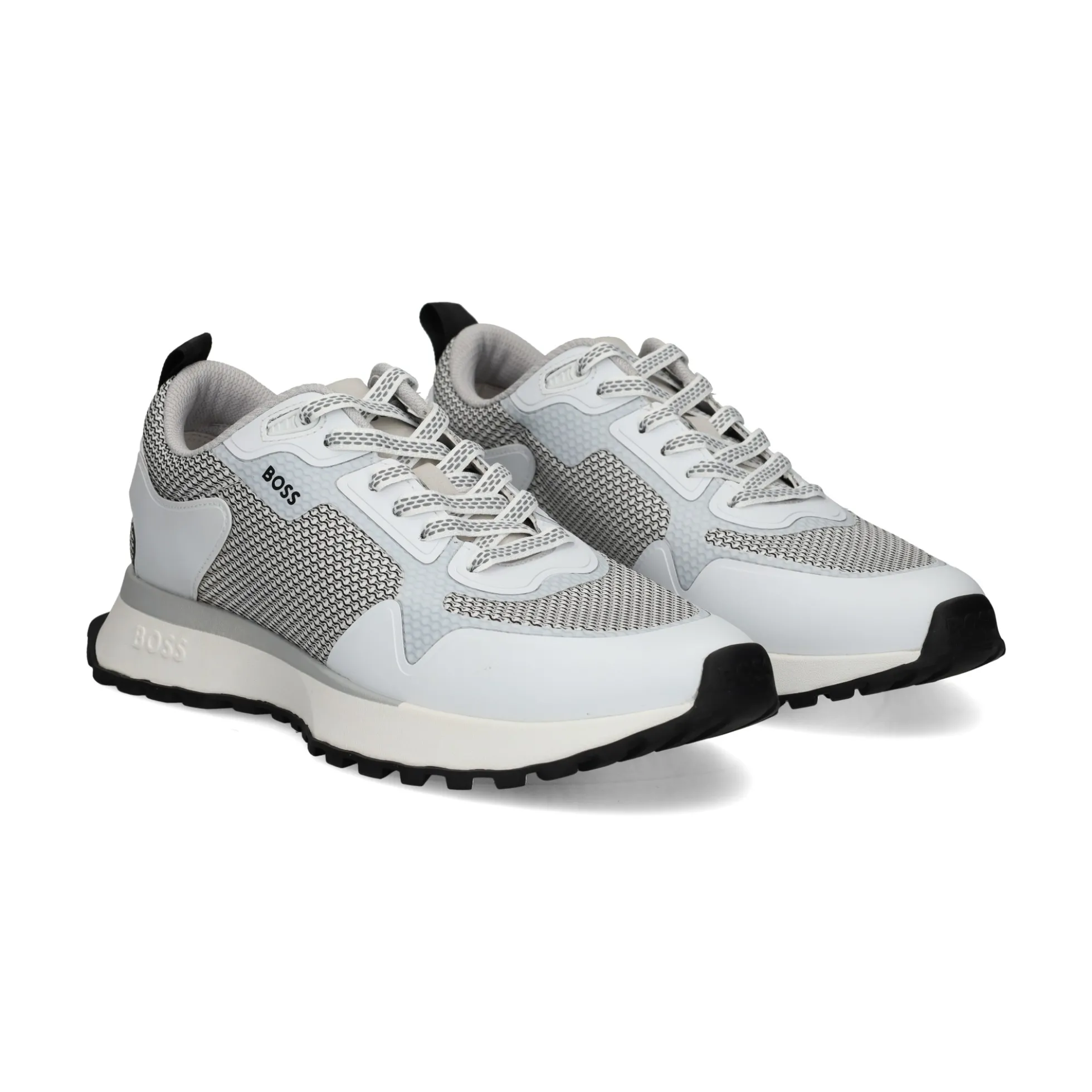 BOSS Zapatillas de Hombre Jonah_Runn_meth (286595) 120 Open White
