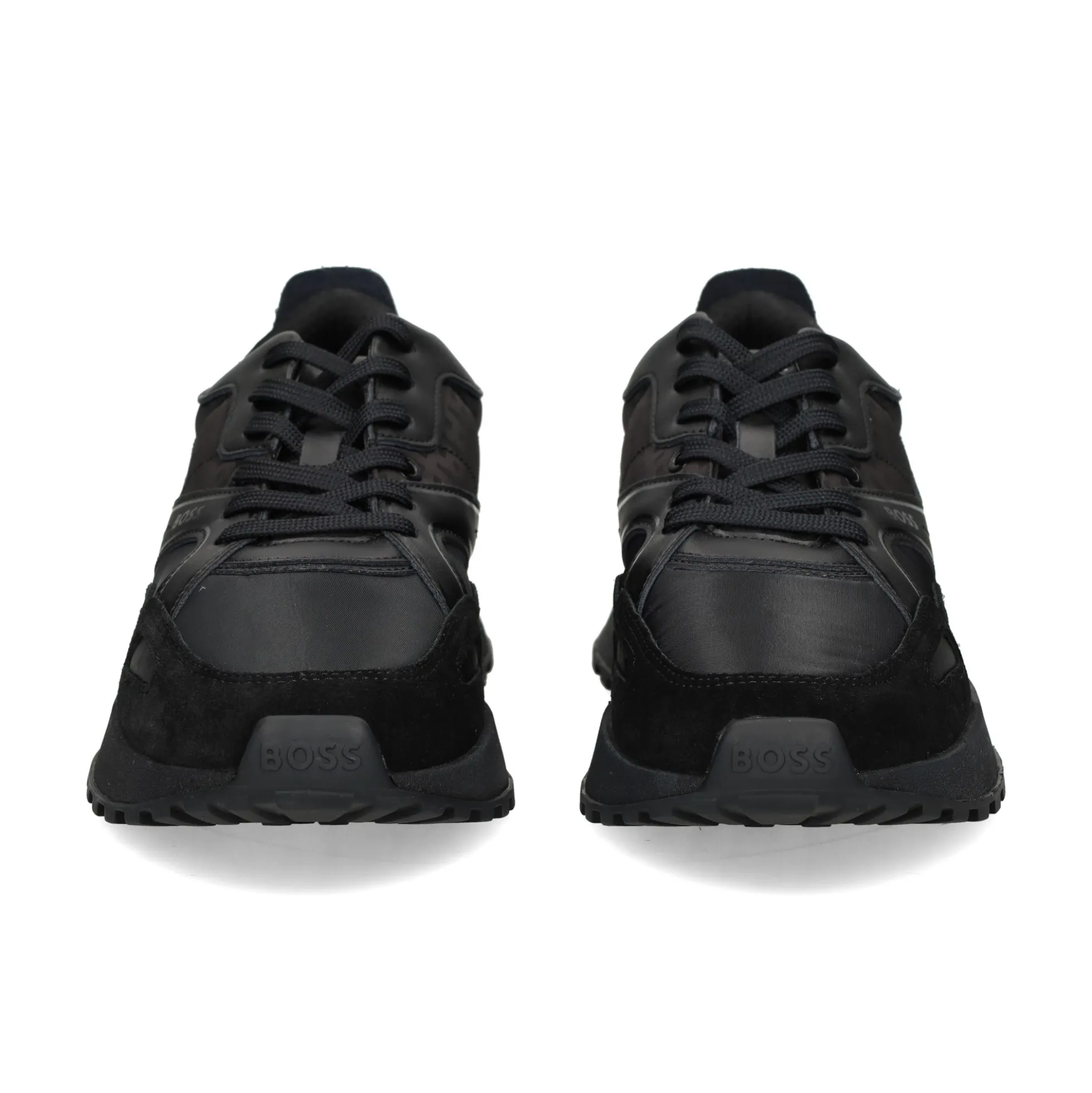 BOSS Zapatillas de Hombre Jonah_Runn_mxmnN 005 BLACK