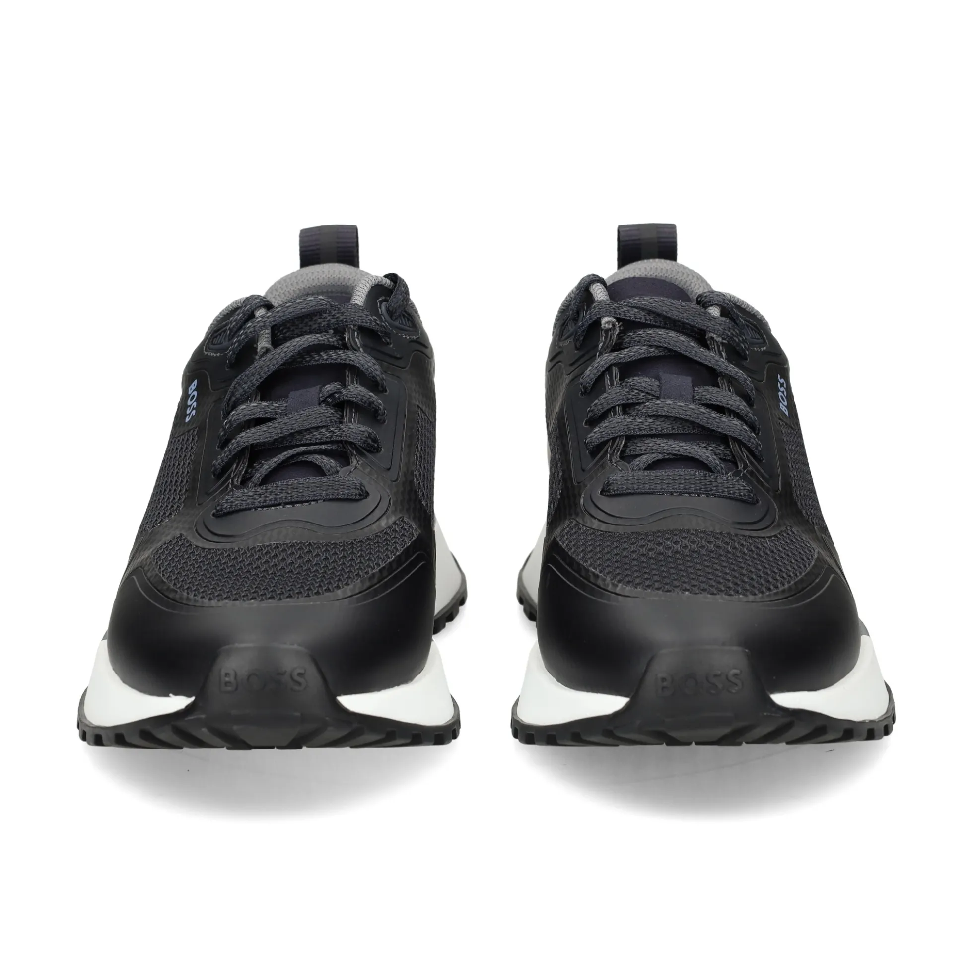 BOSS Zapatillas de Hombre Jonah_Runn_meth 402-Dark Blue