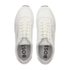 BOSS Zapatillas de Hombre Kai_Runn_ltpf 100-White