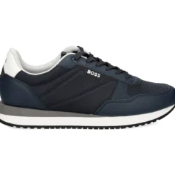 BOSS Zapatillas de Hombre Kai_Runn_nyrb 401-Dark Blue