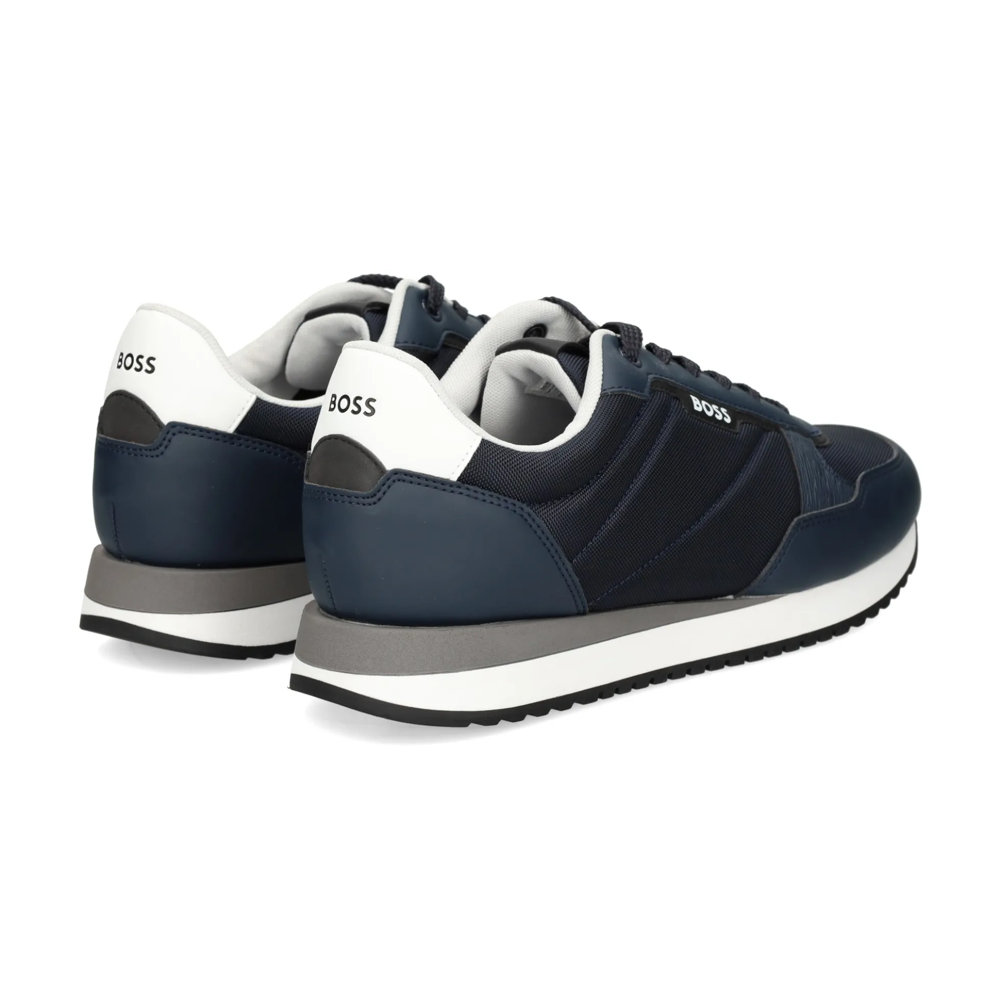 BOSS Zapatillas de Hombre Kai_Runn_nyrb 401-Dark Blue