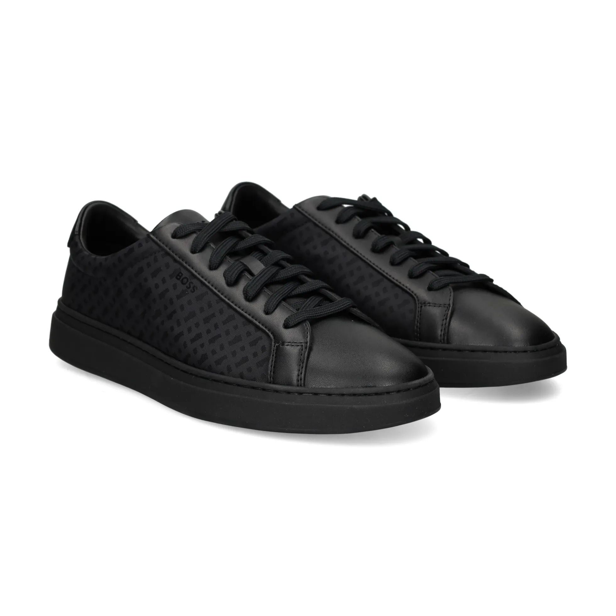 BOSS Zapatillas de Hombre Kieran_Tenn_nymn 005 BLACK