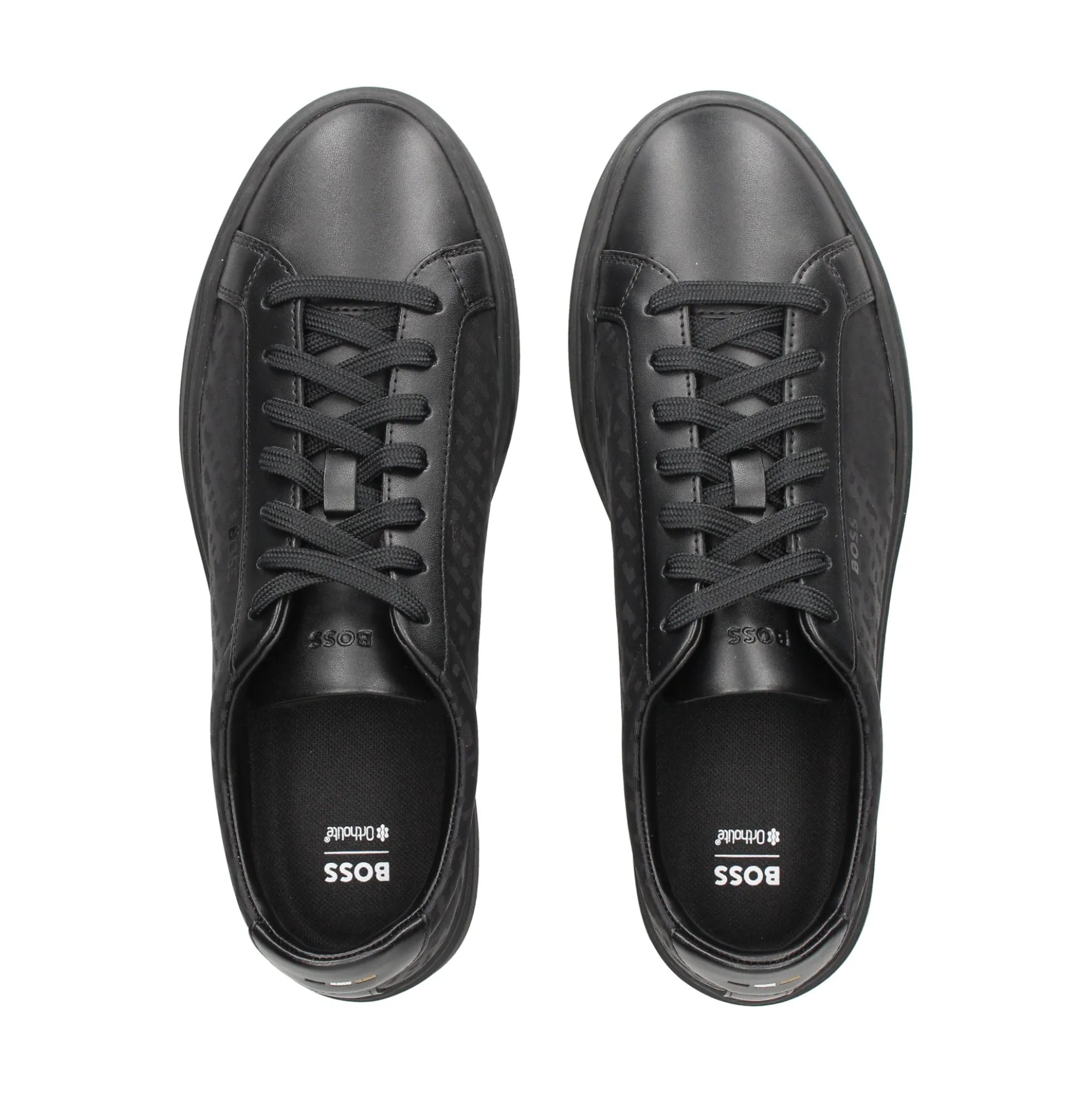 BOSS Zapatillas de Hombre Kieran_Tenn_nymn 005 BLACK