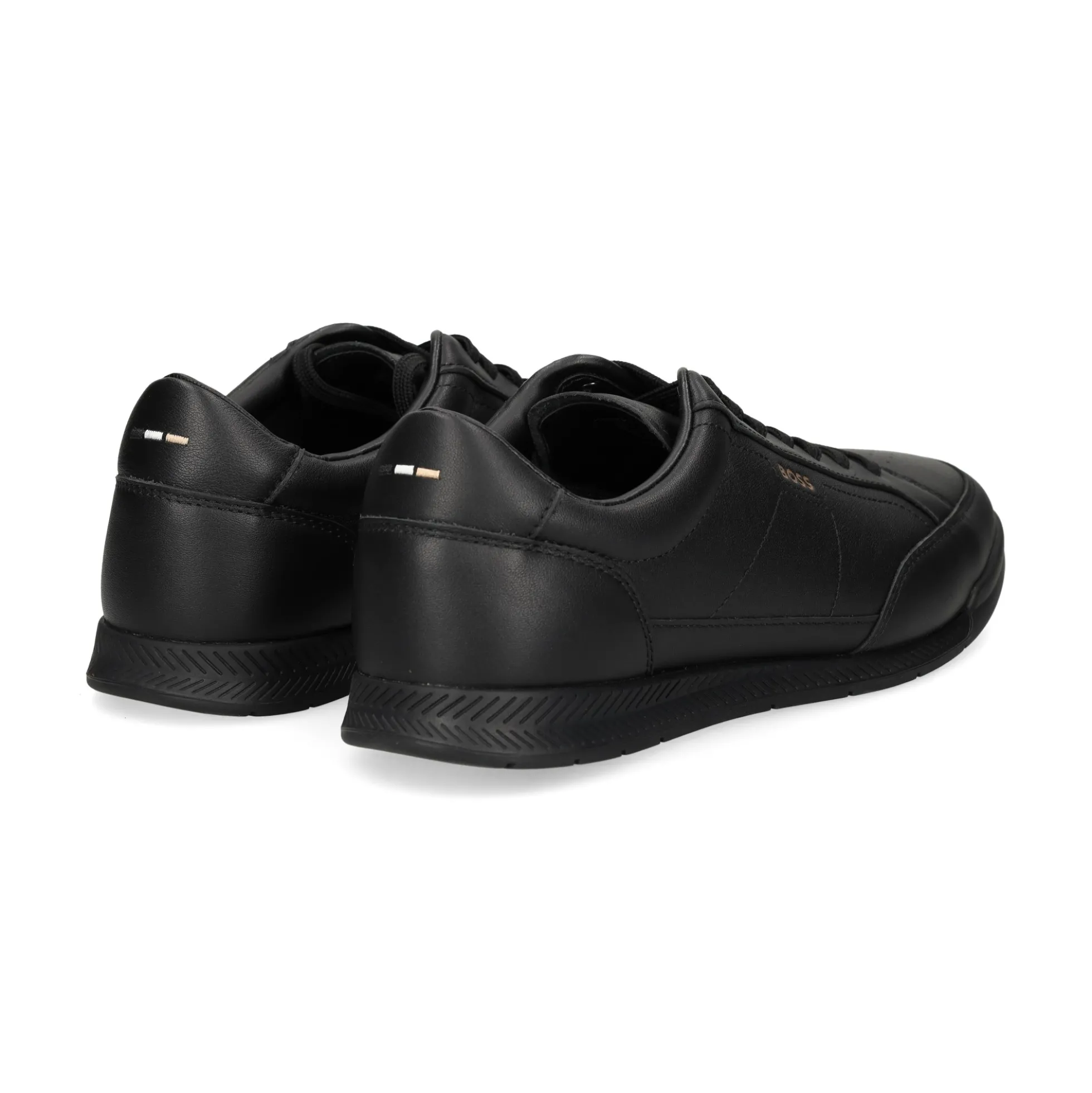 BOSS Zapatillas de Hombre Nitan_Lowp_bu 005 BLACK