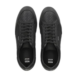 BOSS Zapatillas de Hombre Nitan_Tenn_mn 005 BLACK