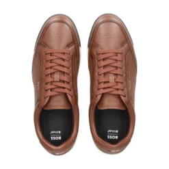 BOSS Zapatillas de Hombre Nitan_Lowp_bu 210 MEDIUM BROW