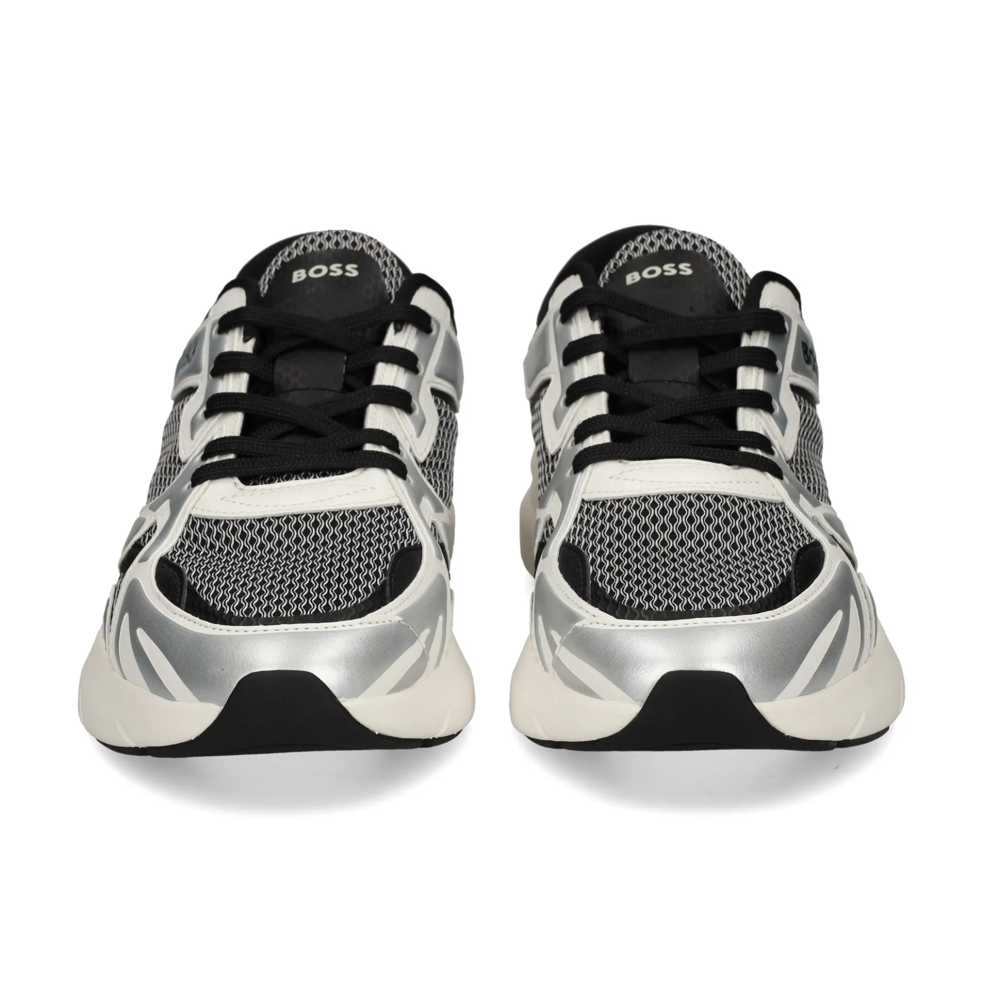 BOSS Zapatillas de Hombre Owen_Runn_memt 041 SILVER
