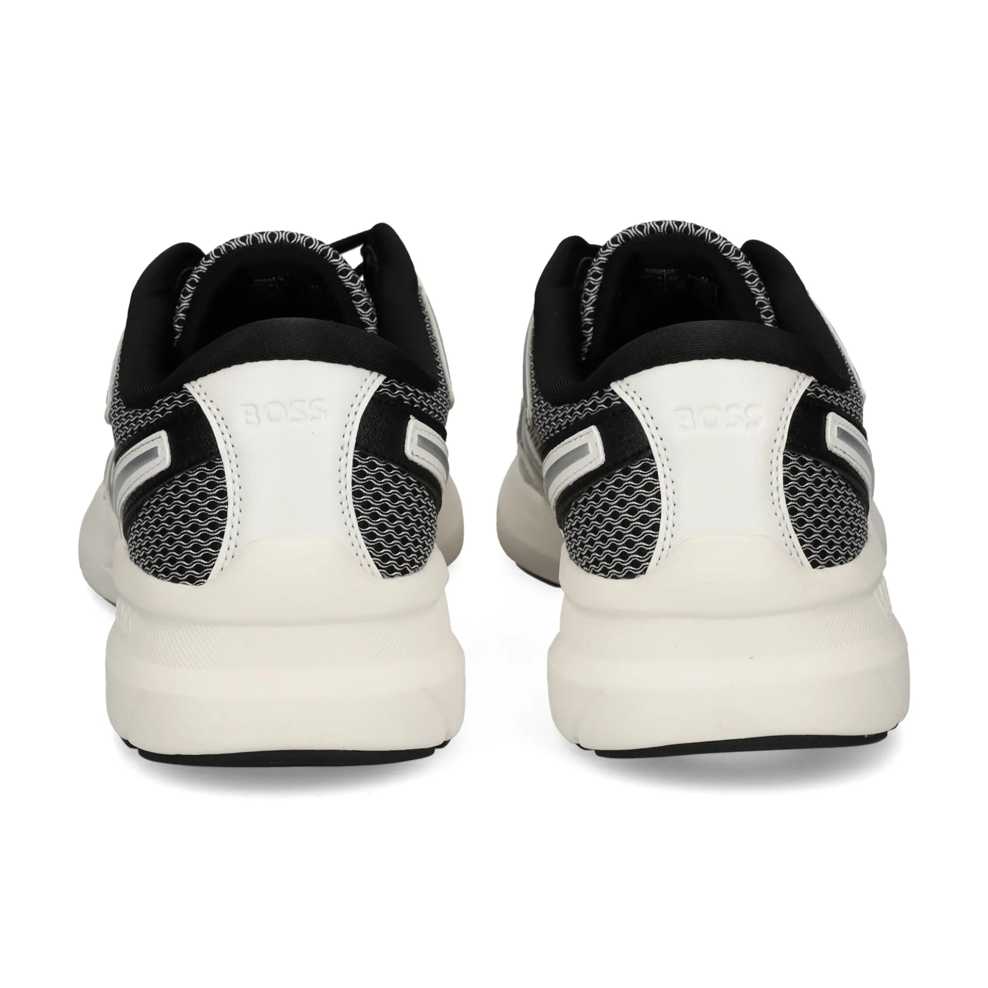 BOSS Zapatillas de Hombre Owen_Runn_memt 041 SILVER