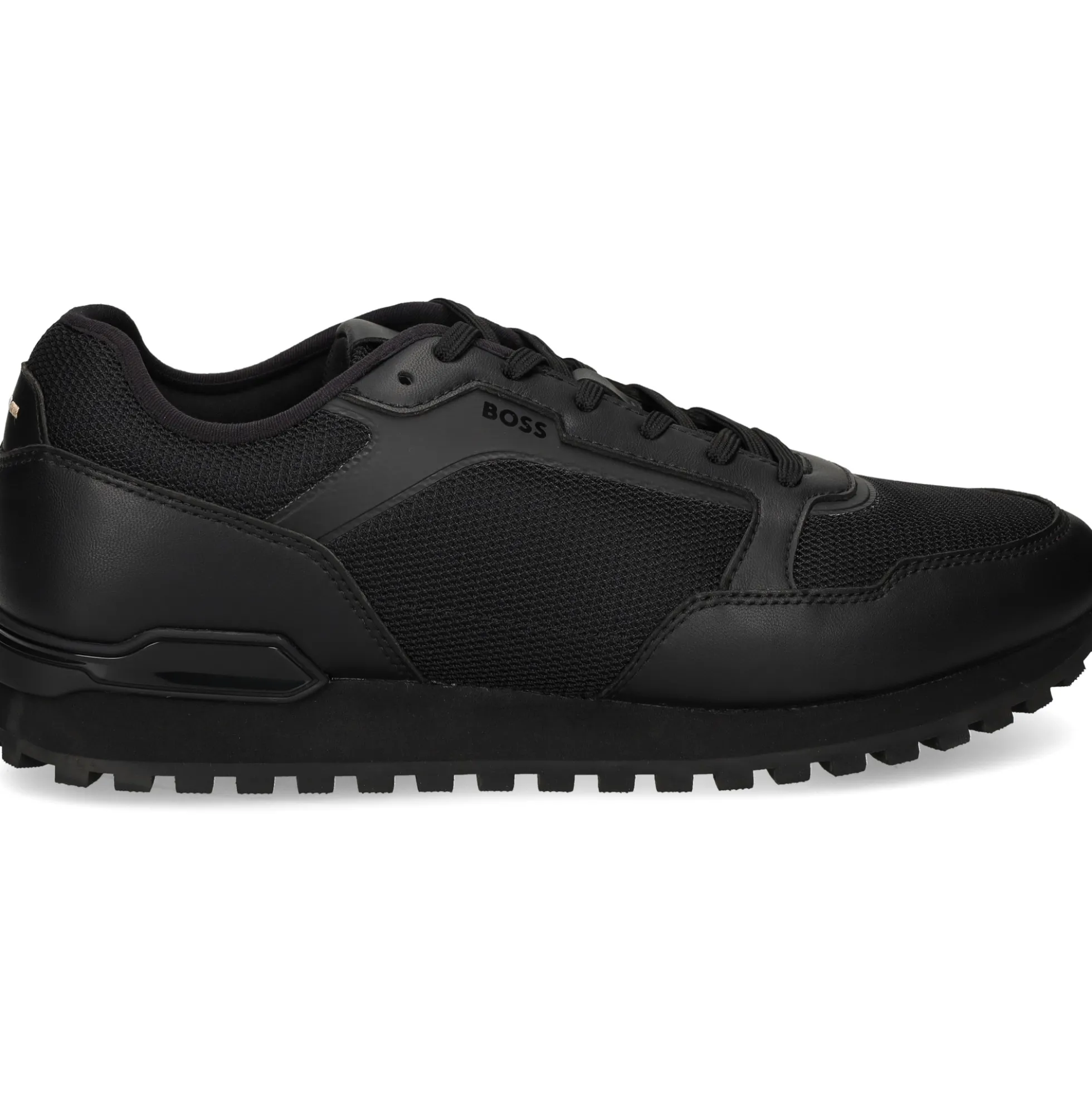 BOSS Zapatillas de Hombre Parkour-L_Runn_methn 102779 005 BLACK