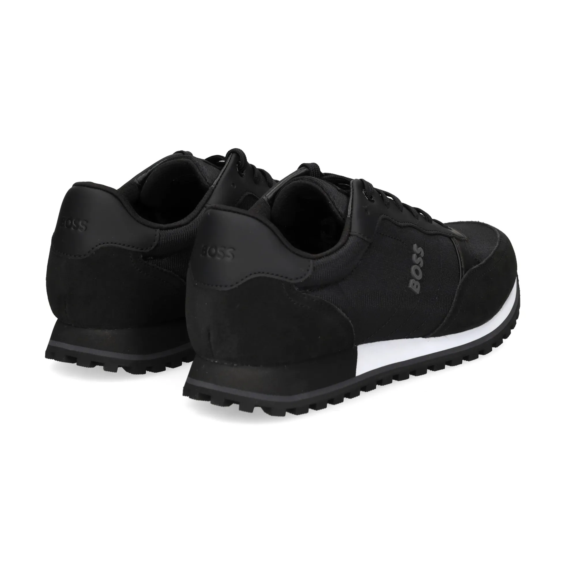BOSS Zapatillas de Hombre Parkour-L_Runn_ny_N 001 NEGRO