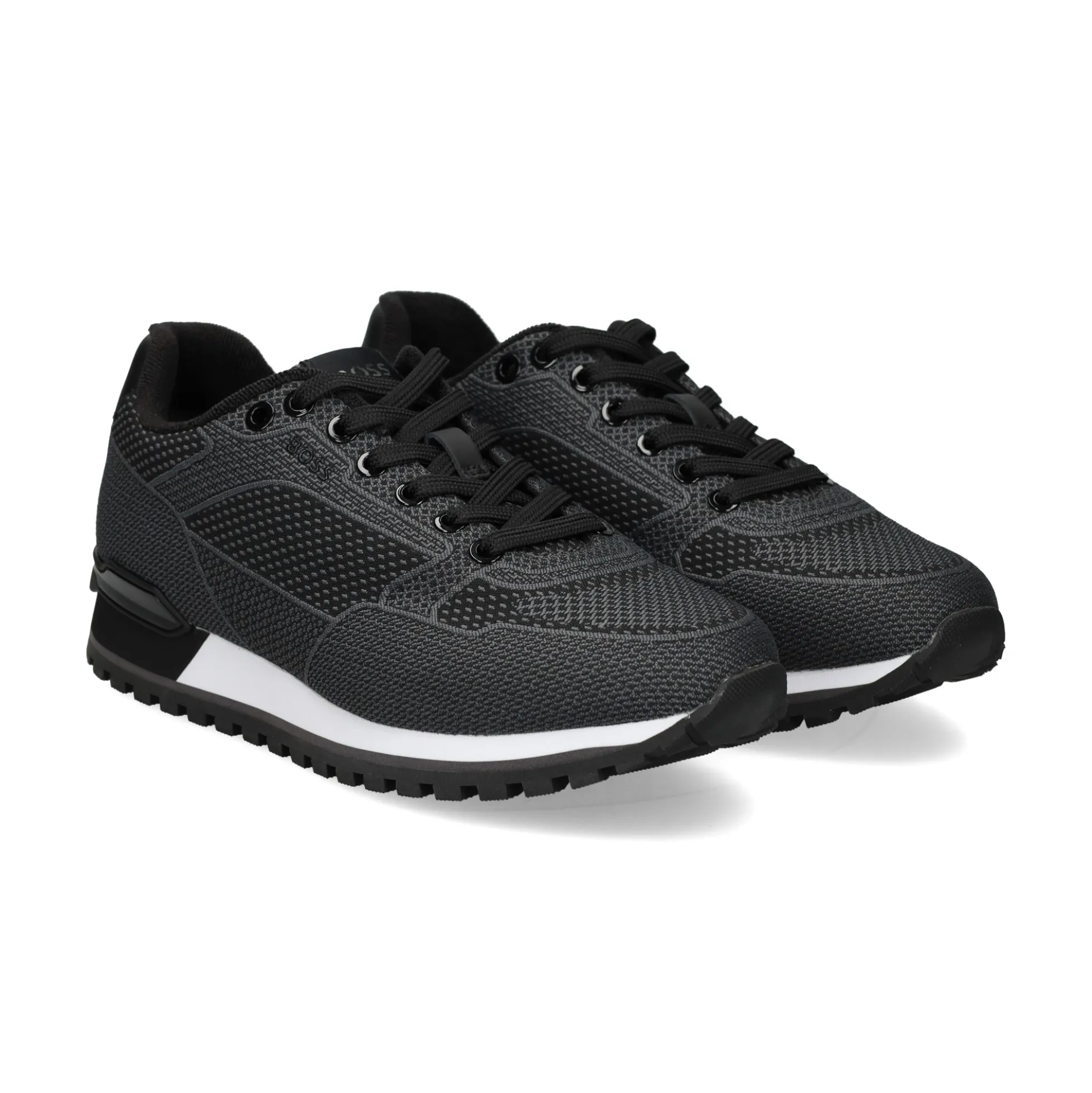 BOSS Zapatillas de Hombre PARKOUR-L_RUNN_JQ 10271740 002 NEGRO
