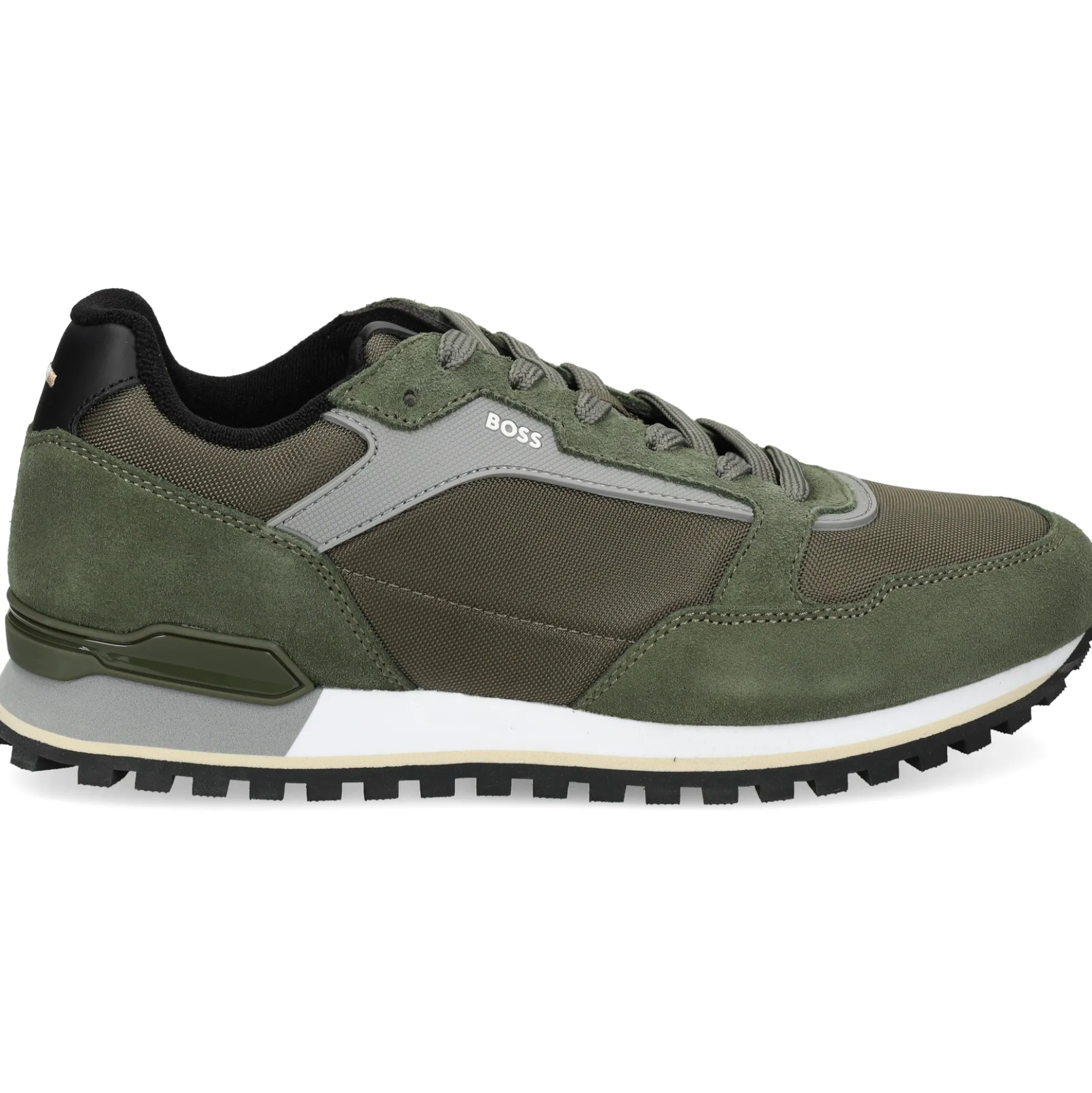BOSS Zapatillas de Hombre Parkour-L_Runn_sdnyt 301 DARK GREEN