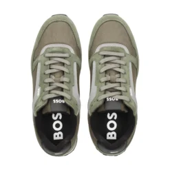 BOSS Zapatillas de Hombre Parkour-L_Runn_sdnyt 301 DARK GREEN