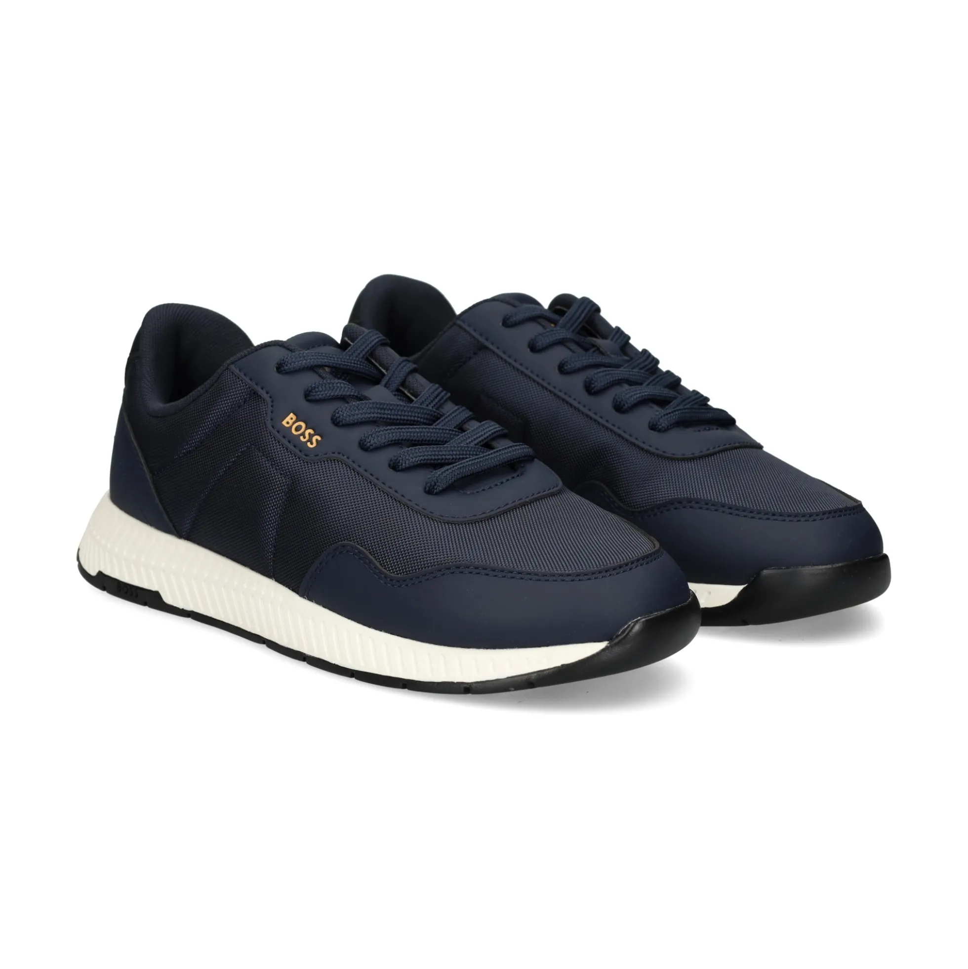 BOSS Zapatillas de Hombre Titanium_Runn_nypuN 401 DARK BLUE