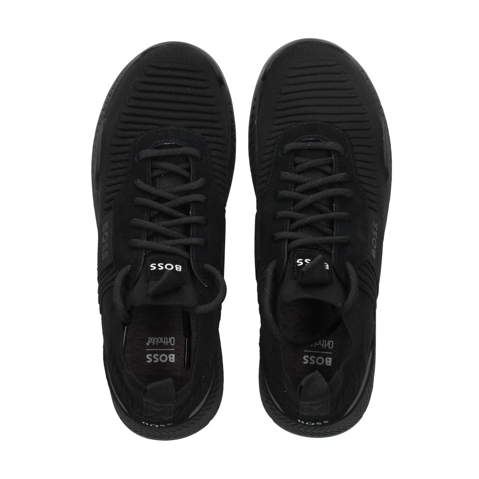 BOSS Zapatillas de Hombre Titanium_Runn_knstA 001 NEGRO