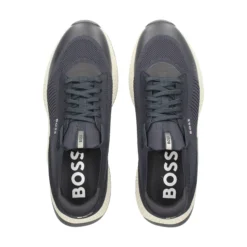 BOSS Zapatillas de Hombre TTNM EVO_Slon_knrsd 401 DARK BLUE