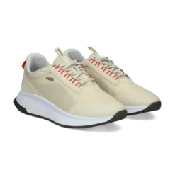 BOSS Zapatillas de Hombre TTNM EVO_Runn_rsth 276-Light Beige