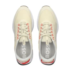 BOSS Zapatillas de Hombre TTNM EVO_Runn_rsth 276-Light Beige