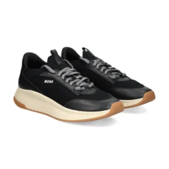 BOSS Zapatillas de Hombre TTNM EVO_Slon_kntlt 002 NEGRO