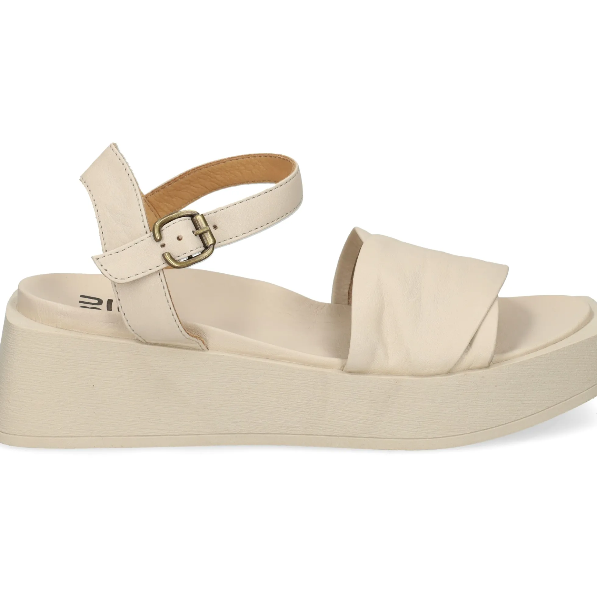 BUENO Sandalias con plataforma de Mujer WY5909 KREM