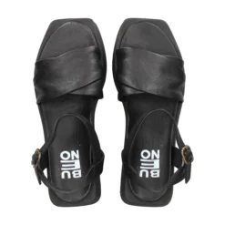 BUENO Sandalias con plataforma de Mujer WY5909 NEGRO