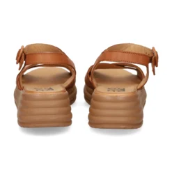 BUENO Sandalias con plataforma de Mujer WA2403 DARK COCONUT
