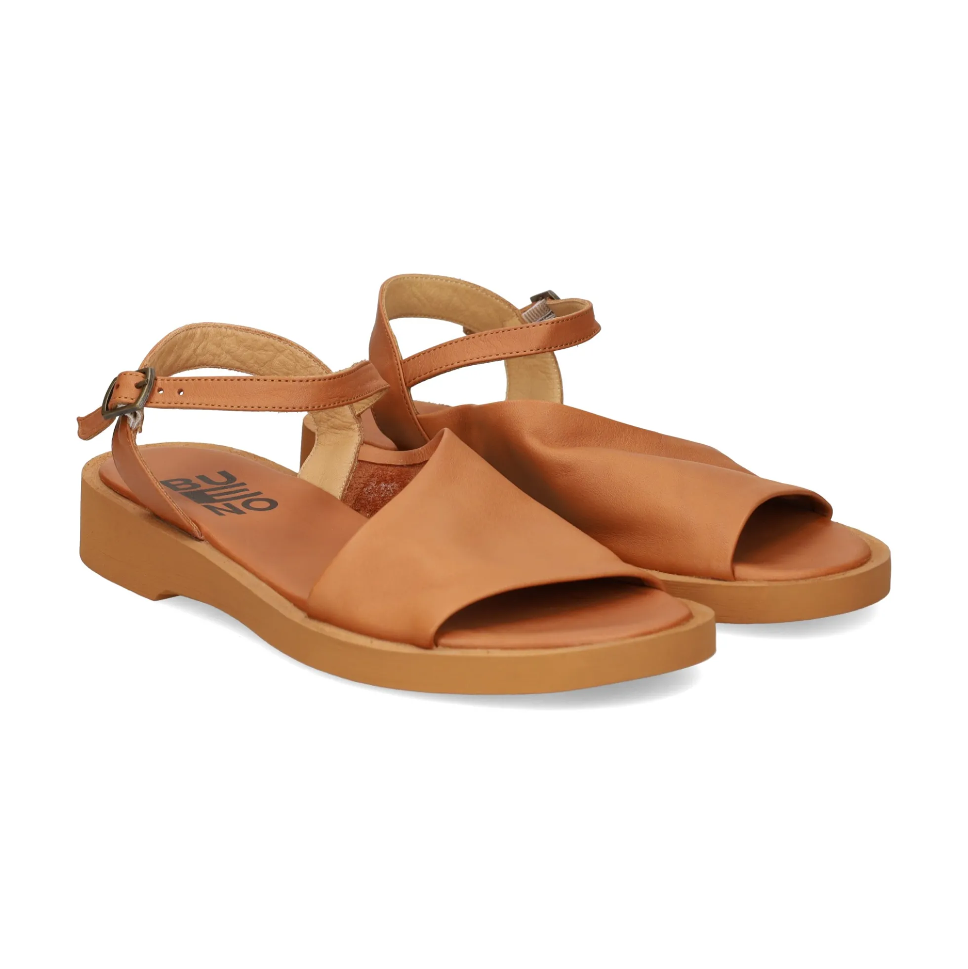 BUENO Sandalias planas de Mujer WY2901 DARK COCONUT