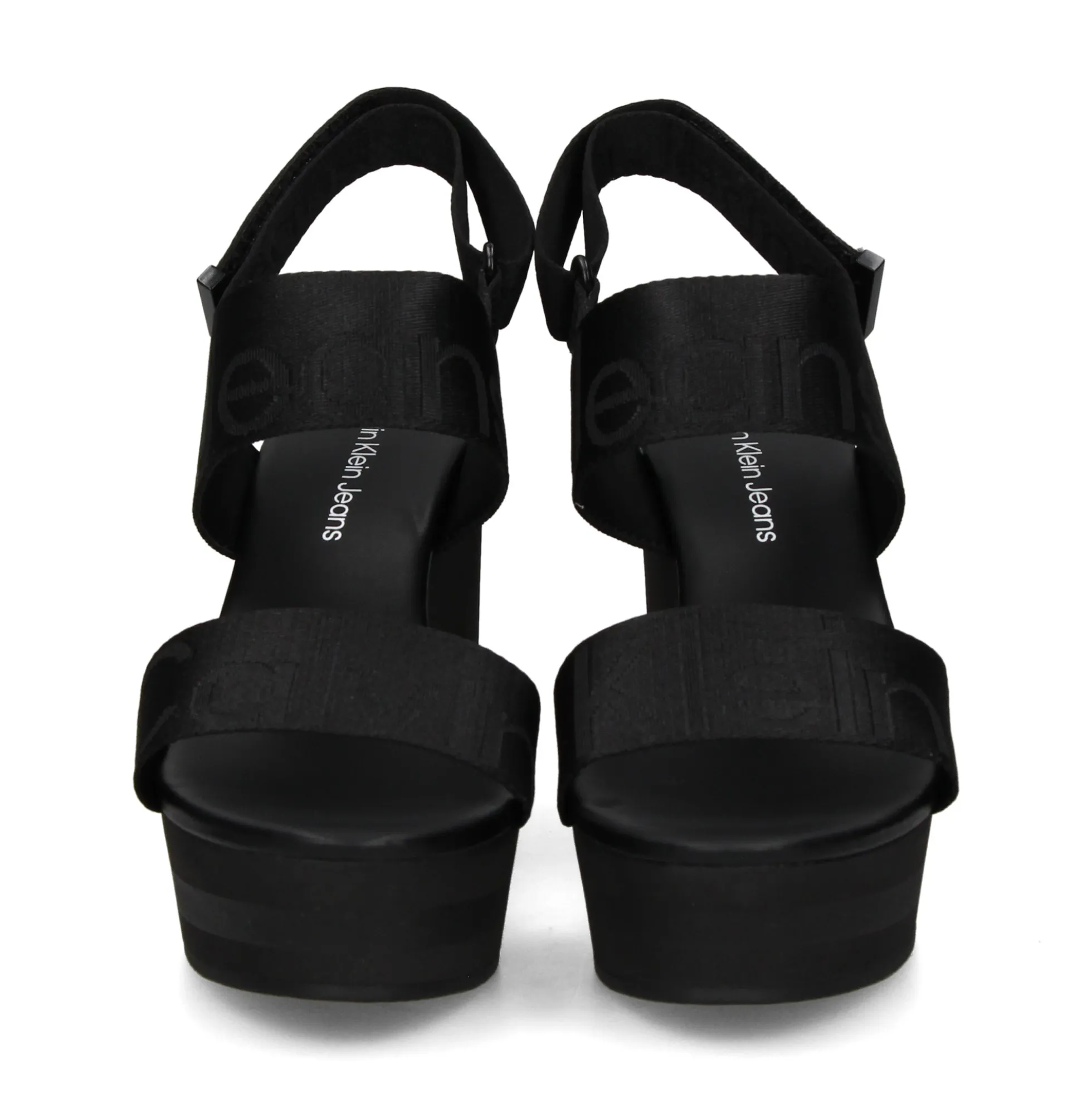 CALVIN KLEIN Sandalias cuña de Mujer YW0YW00959 BLACK - BDS
