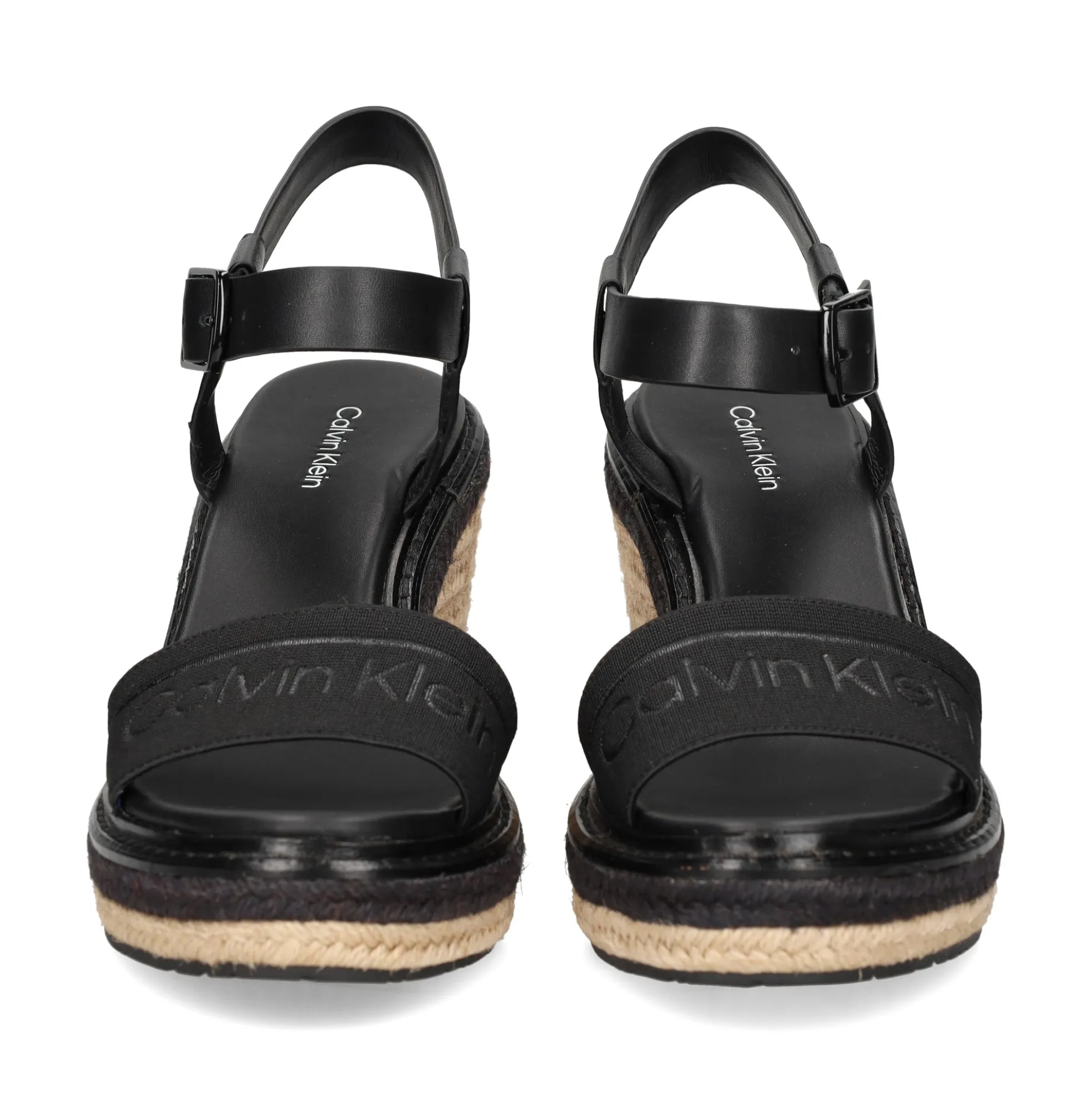 CALVIN KLEIN Sandalias cuña de Mujer HW0HW02050 BEH BLACK
