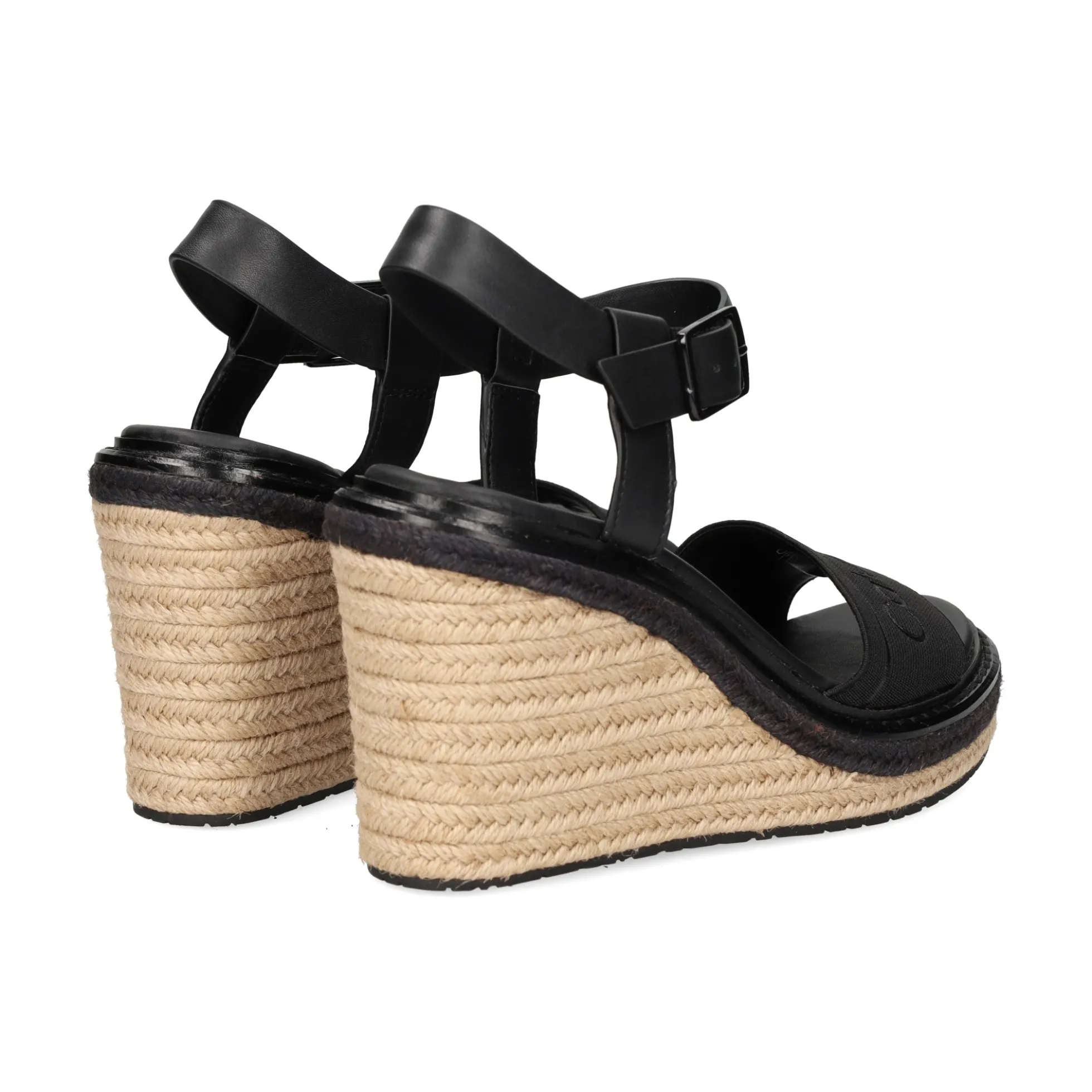 CALVIN KLEIN Sandalias cuña de Mujer HW0HW02050 BEH BLACK