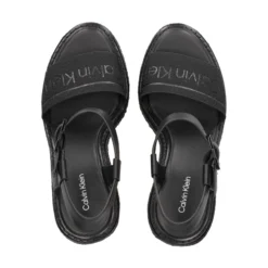CALVIN KLEIN Sandalias cuña de Mujer HW0HW02050 BEH BLACK