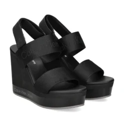 CALVIN KLEIN Sandalias cuña de Mujer YW0YW01360 0GO BLACK