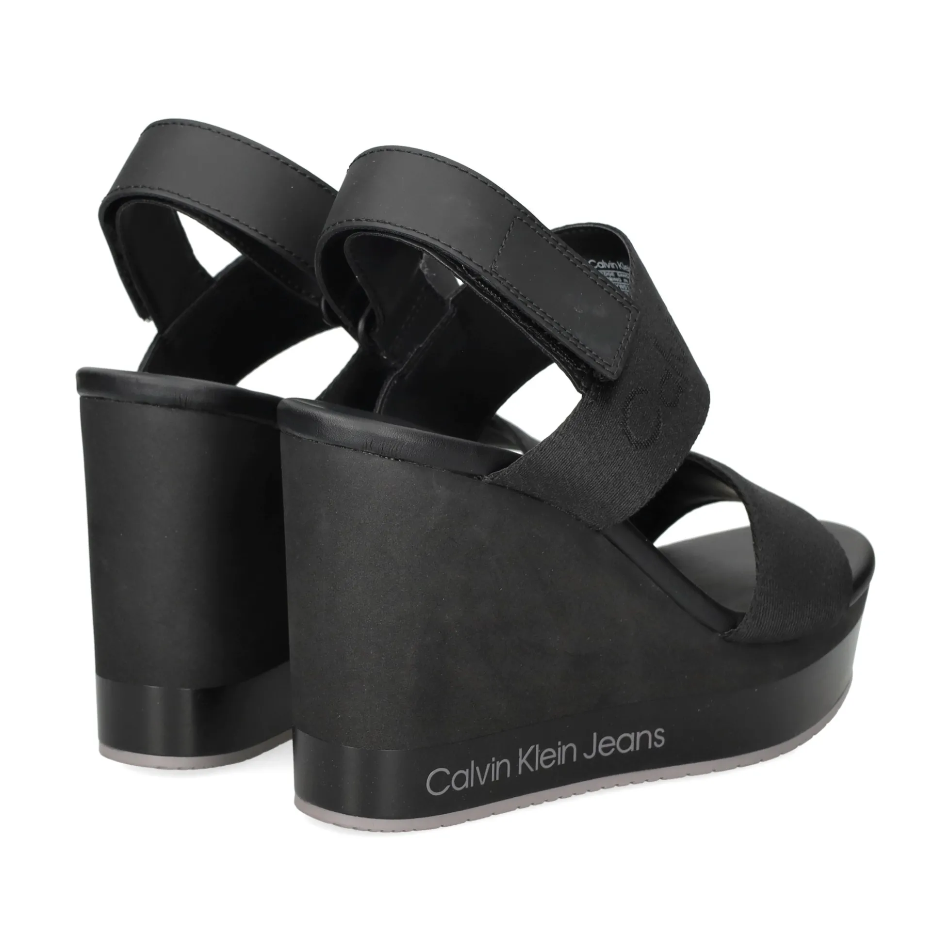 CALVIN KLEIN Sandalias cuña de Mujer YW0YW01360 0GO BLACK