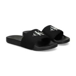 CALVIN KLEIN Sandalias planas de Mujer YW0YW01835 0GM BLACK/BRIGH