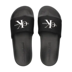 CALVIN KLEIN Sandalias planas de Mujer YW0YW01835 0GM BLACK/BRIGH