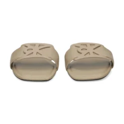 CALVIN KLEIN Sandalias planas de Mujer HW0HW03128 PBO Gris topo