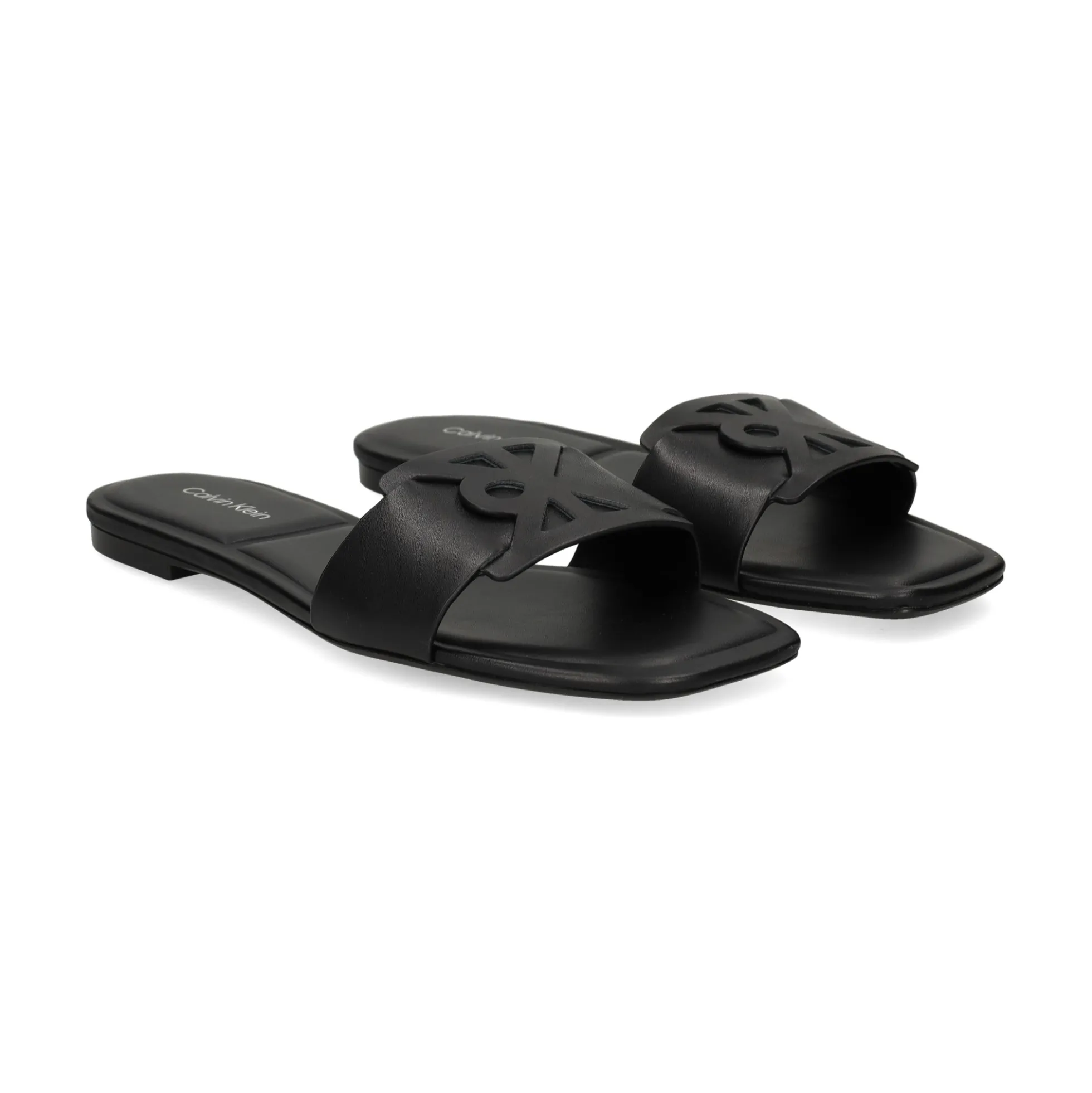 CALVIN KLEIN Sandalias planas de Mujer HW0HW03128 0GJ TRIPLE NEGR