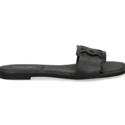 CALVIN KLEIN Sandalias planas de Mujer HW0HW03128 0GJ TRIPLE NEGR