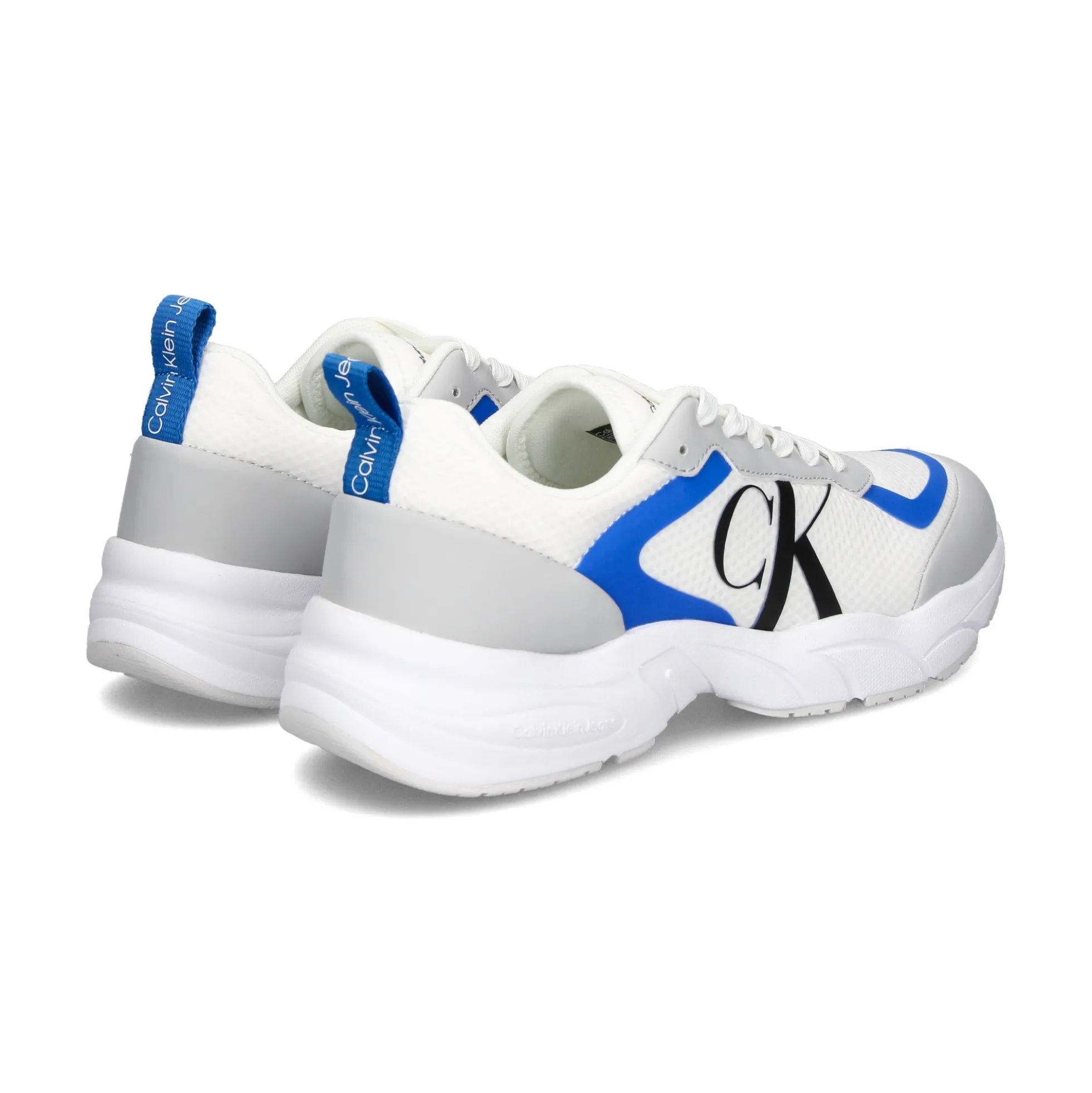 CALVIN KLEIN Zapatillas de Hombre YM0YM00638 White/blu - 0li