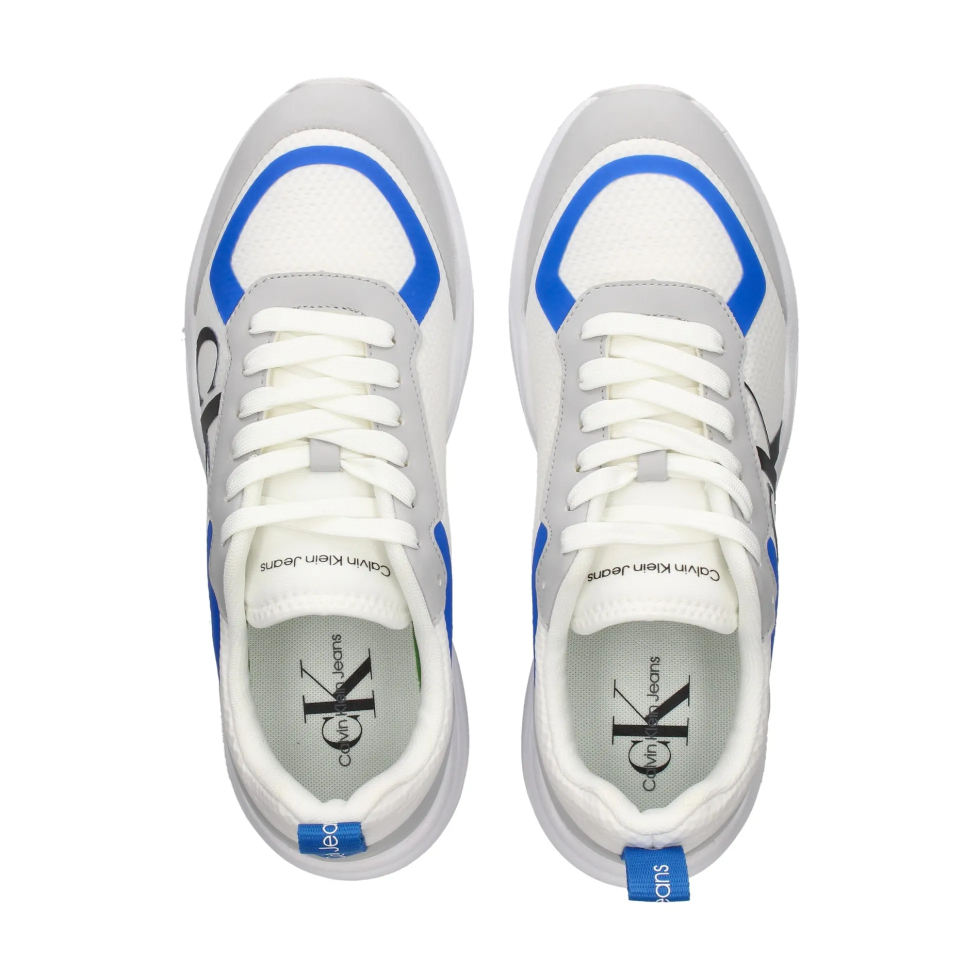 CALVIN KLEIN Zapatillas de Hombre YM0YM00638 White/blu - 0li
