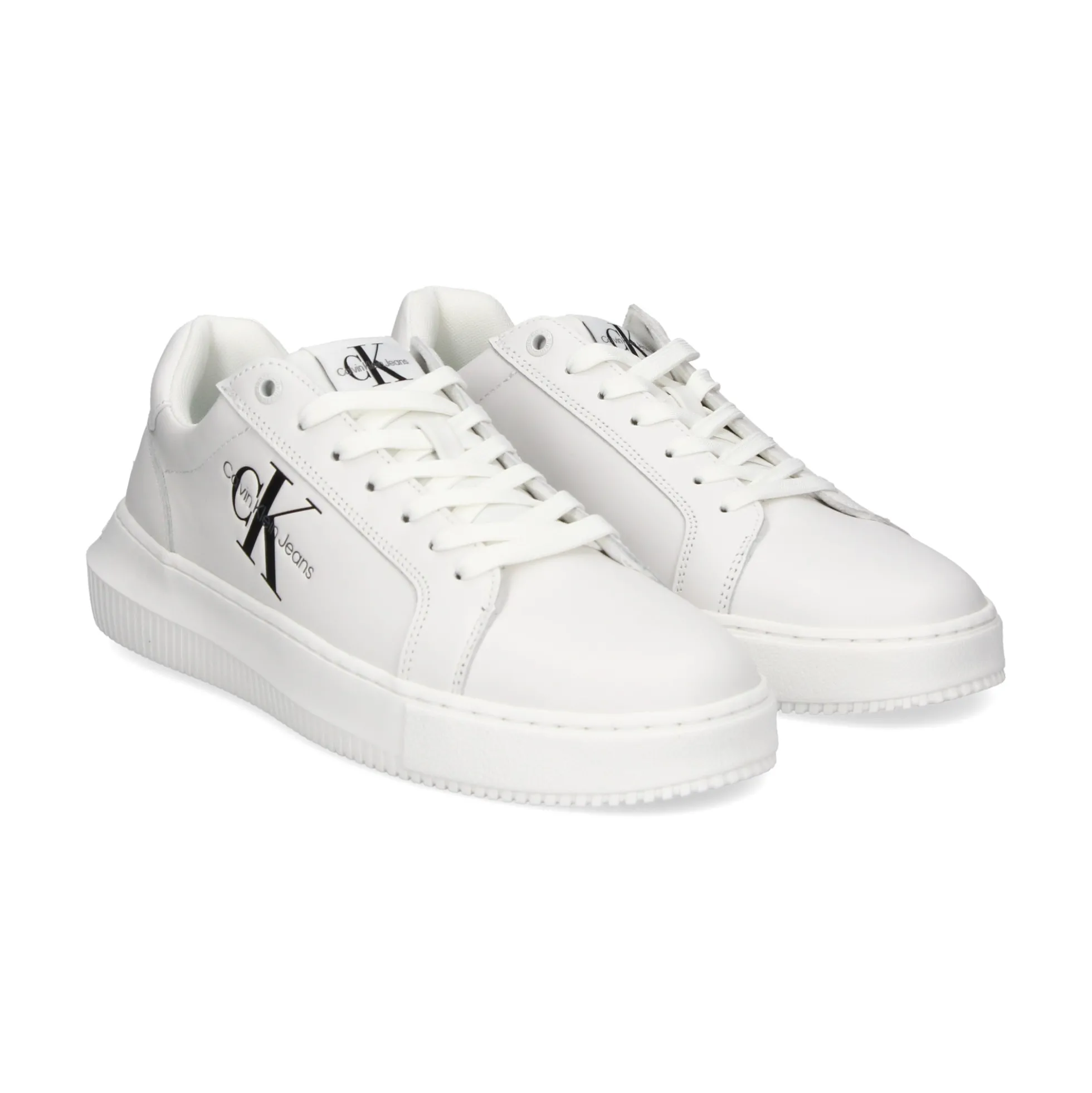 CALVIN KLEIN Zapatillas de Hombre YM0YM00681 WHITE - YBR