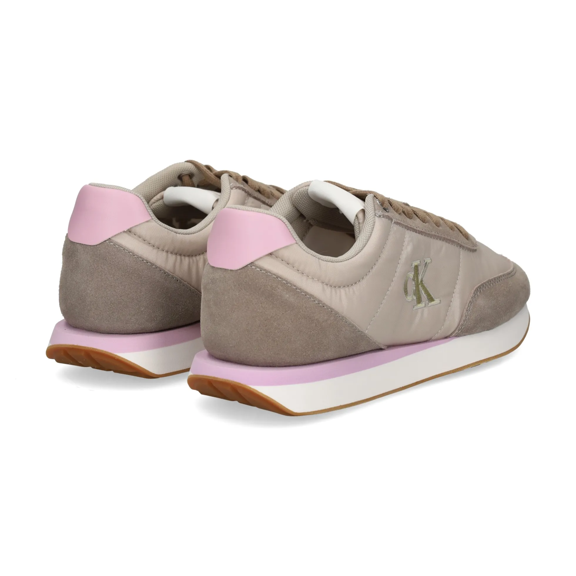 CALVIN KLEIN Zapatillas de Mujer YW0YW01990 0IJ TAUPE/LILAC