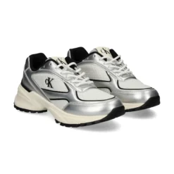CALVIN KLEIN Zapatillas de Mujer YW0YW02063 0IX SIL/BLK/WHI