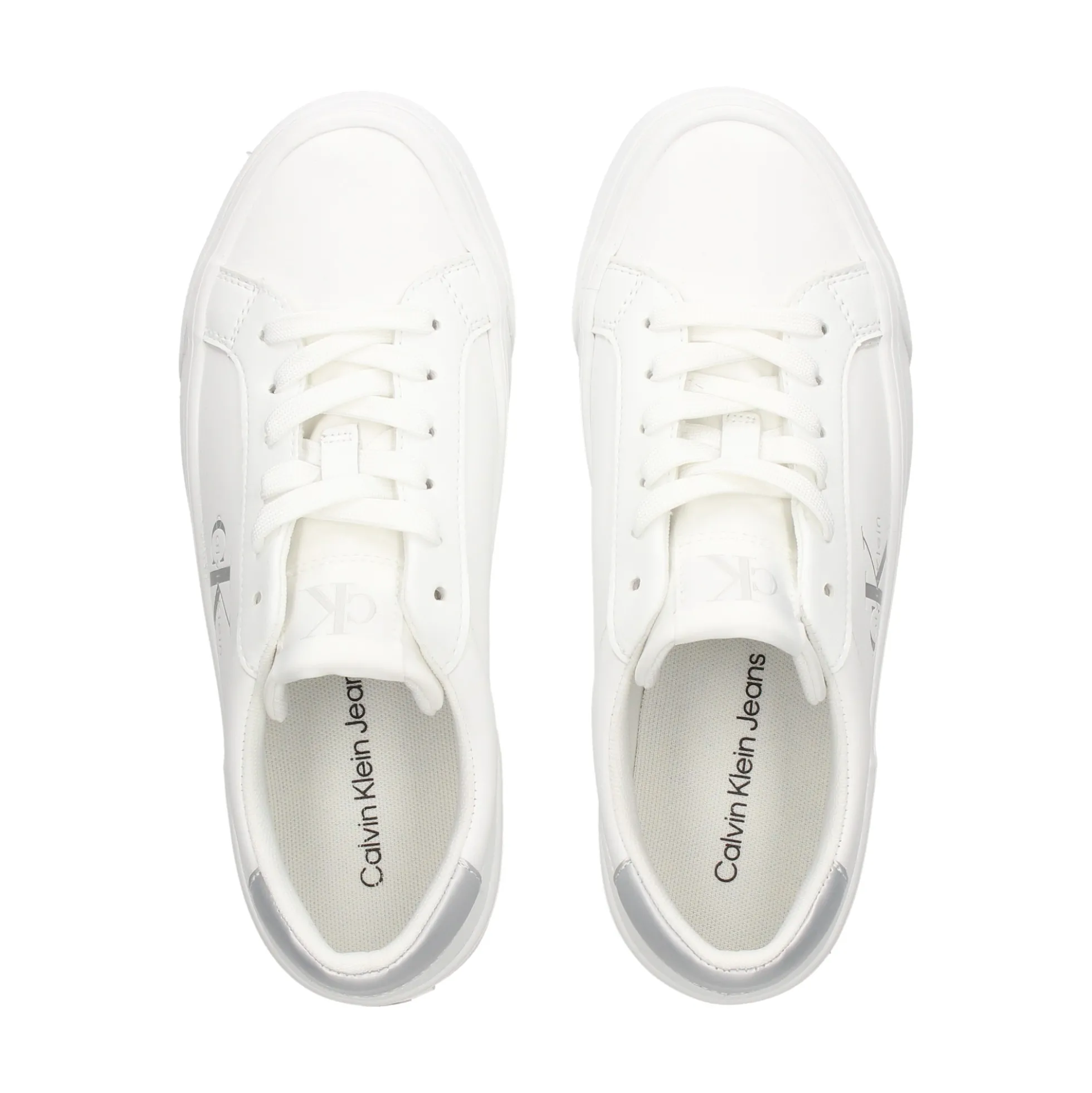 CALVIN KLEIN Zapatillas de Mujer YW0YW01877 02R BLANCO BRIL