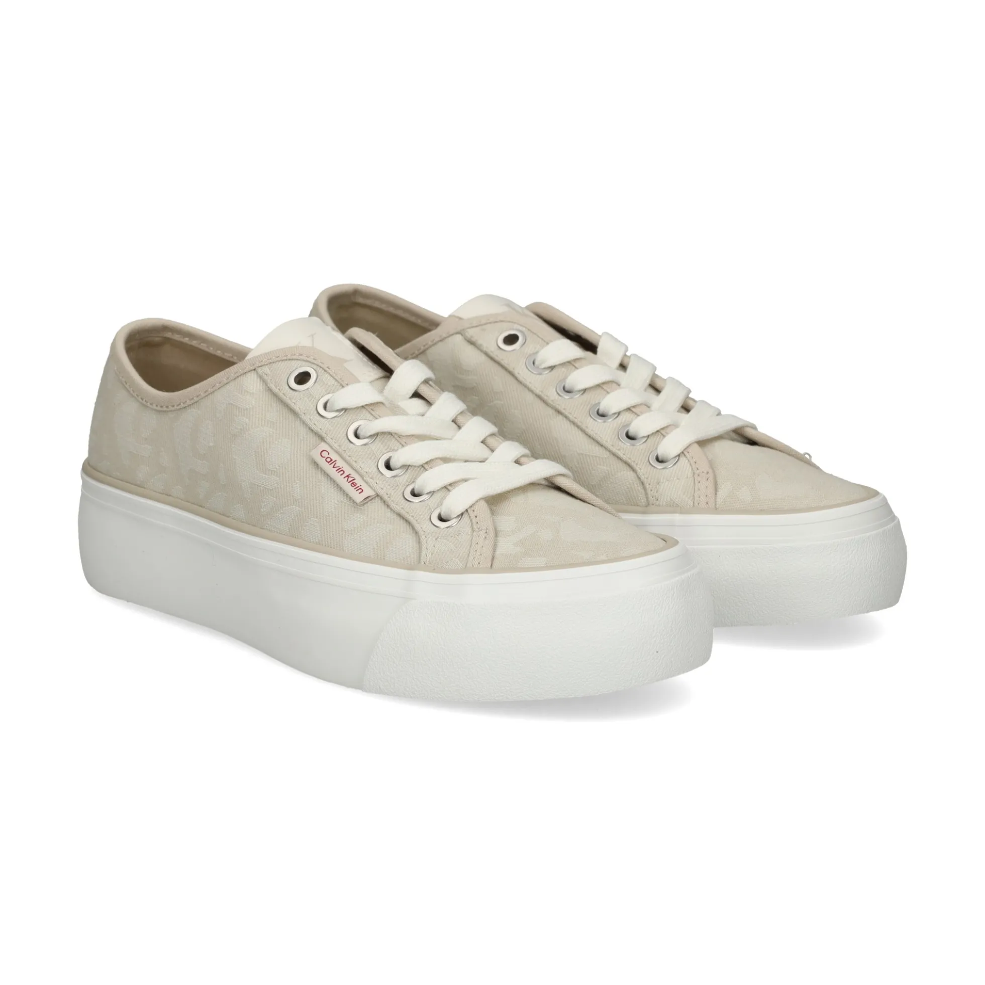 CALVIN KLEIN Zapatillas de Mujer YW0YW01965 0GA JACQUARD