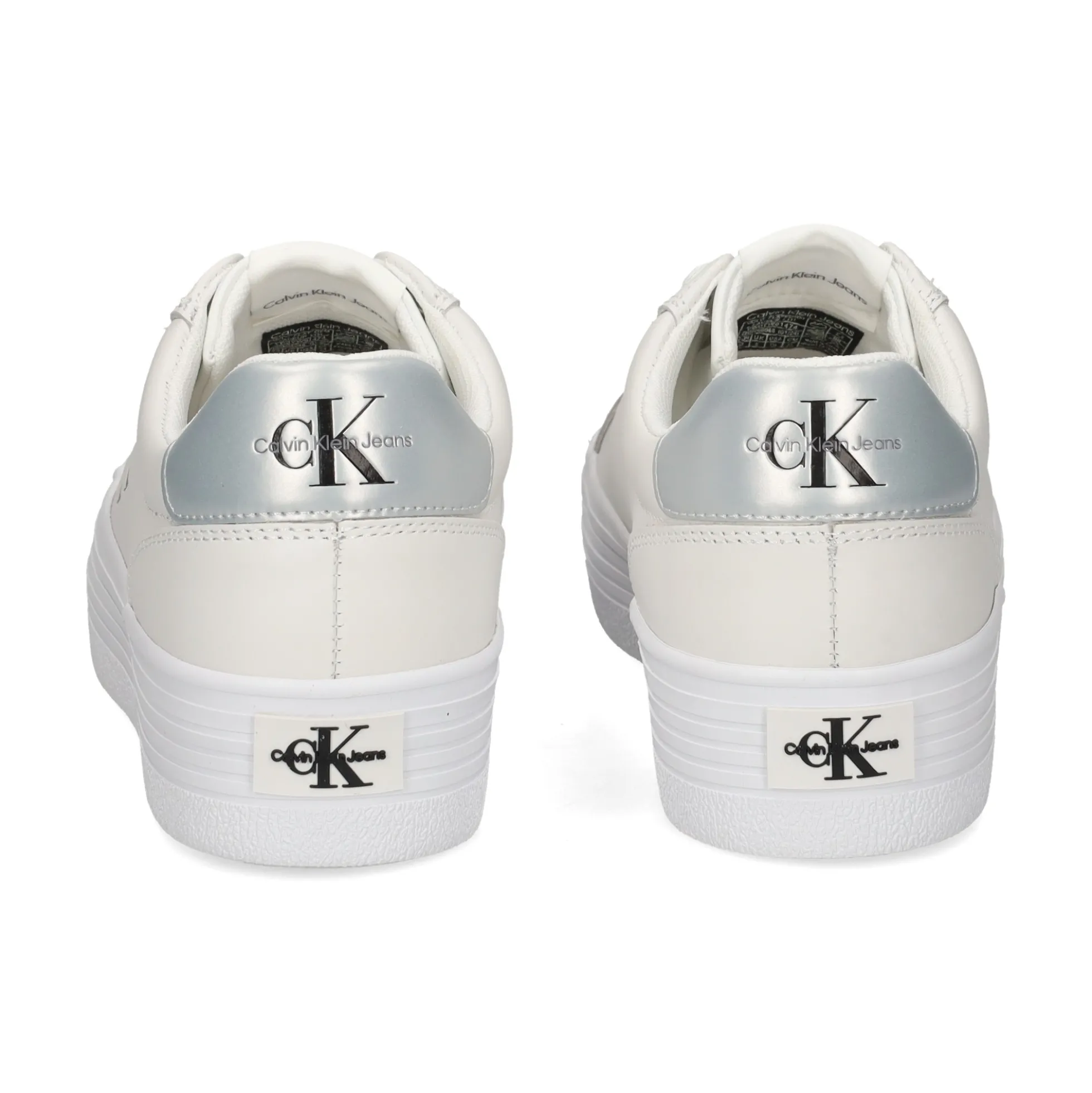 CALVIN KLEIN Zapatillas de Mujer YW0YW01474 0K9 WHITE/SILVE