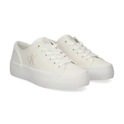 CALVIN KLEIN Zapatillas de Mujer YW0YW01763 01W TRIPLE BLAN
