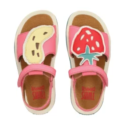CAMPER Sandalias, chanclas y albarcas de niña K800671 002 Strawb-Bana
